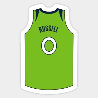 D'Angelo Russell Minnesota Jersey Qiangy Sticker